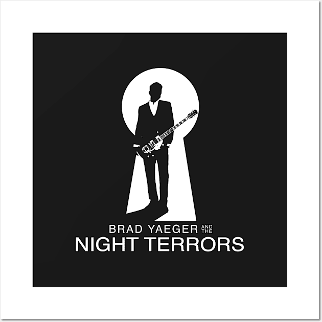 Brad Yaeger and The Night Terrors shirt #1 Wall Art by Bradyaeger206